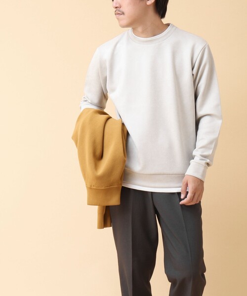 【セール】フェイクスエード クルーネックプルオーバー（Tシャツ/カットソー）｜NOLLEY'S（ノーリーズ）
