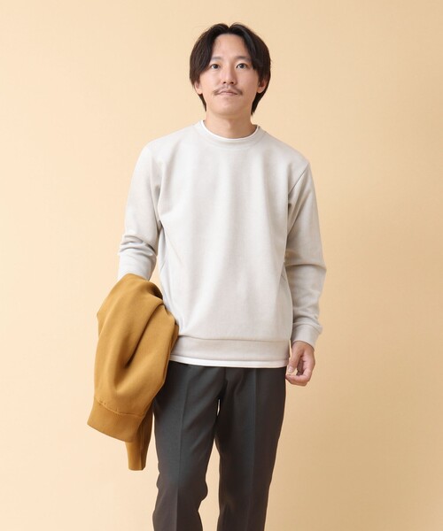 【セール】フェイクスエード クルーネックプルオーバー（Tシャツ/カットソー）｜NOLLEY'S（ノーリーズ）