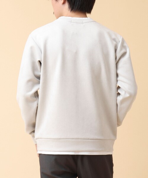 【セール】フェイクスエード クルーネックプルオーバー（Tシャツ/カットソー）｜NOLLEY'S（ノーリーズ）