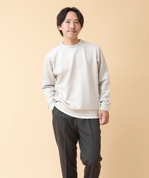 【セール】フェイクスエード クルーネックプルオーバー（Tシャツ/カットソー）｜NOLLEY'S（ノーリーズ）