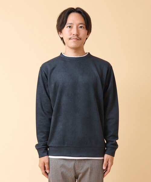 【セール】フェイクスエード クルーネックプルオーバー（Tシャツ/カットソー）｜NOLLEY'S（ノーリーズ）