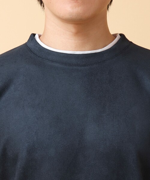 【セール】フェイクスエード クルーネックプルオーバー（Tシャツ/カットソー）｜NOLLEY'S（ノーリーズ）