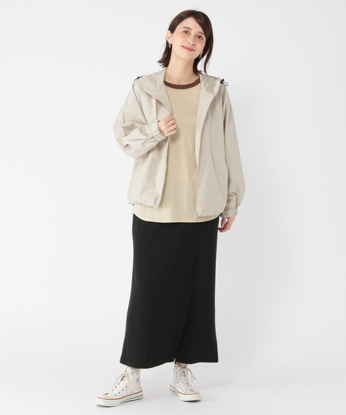 studio CLIP（スタディオクリップ）の「【撥水/防風】ポケッタブル機能マウンテンパーカー（マウンテンパーカー・レディース・ナチュラル/ブラック/モカ・FREE）」の19枚目の写真