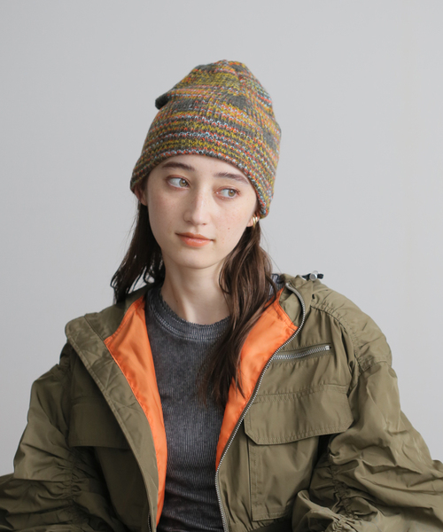 【セール】ANNA SUI NYC / アナスイエヌワイシー MIXカラー ニットキャップ（ニットキャップ/ビーニー）｜ANNA SUI NYC（アナ スイ エヌ ワイ シー）