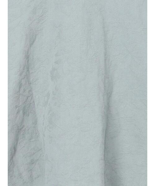 TSUHARU by Samansa Mos2（ツハルバイサマンサモスモス）の「コットンジャカード前後2WAYドルマンブラウス（シャツ/ブラウス・レディース・カーキ/キナリ/ブルー・F）」の10枚目の写真