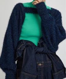 PLUS（プラス）の「【PLUS】ショートボレロレイヤードセットニット（ニット/セーター）」