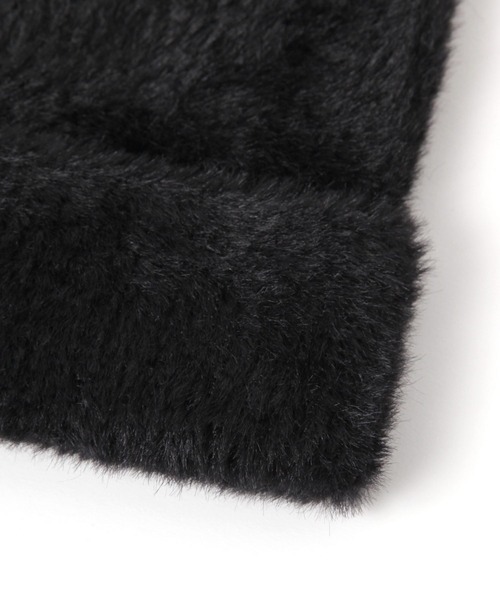 LEPSIM(レプシィム)の「シャギーニットワッチ 150984(ニットキャップ/ビーニー・レディース・アイボリー/ライトグレー/ブラック・ONE SIZE)」の9枚目の写真