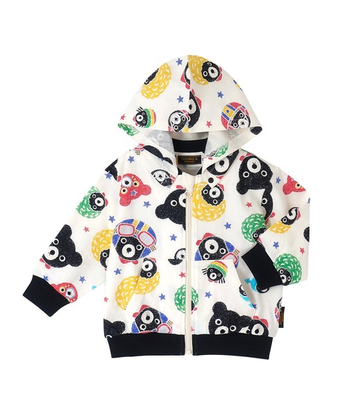 DOUBLE_B（ダブルビー）の「All-Stars総柄パーカー（パーカー・キッズ・マルチ・80ｃｍ/90cm/100cm/110cm/120cm/130cm）」の3枚目の写真