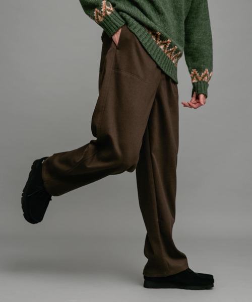 URBAN RESEARCH Sonny Label(アーバンリサーチサニーレーベル)の「裏起毛ユーティリティイージーパンツ(その他パンツ・メンズ・ブラウン/ブラック/チャコールグレー・MEDIUM/LARGE)」の3枚目の写真