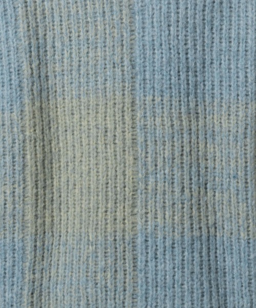 LAKOLE（ラコレ）の「ブロックチェックニット / 137891（ニット/セーター・メンズ・ブラック/アイボリー/ブルー・LARGE/MEDIUM）」の6枚目の写真