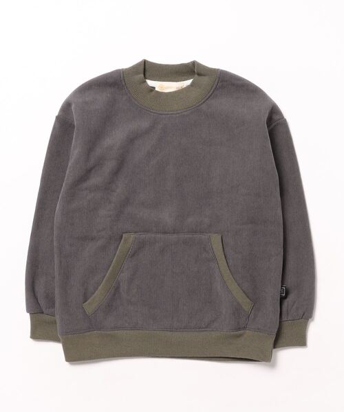 aimoha（アイモハ）の「【aimoha-KIDS-】ポケット付き配色スウェット（スウェット・キッズ・ベージュ/グレー/チョコ・110/120/130/140/150）」の6枚目の写真