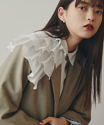 N.(N. Natural Beauty Basic) | ◆フリルカラーツキシャツ(シャツ/ブラウス)