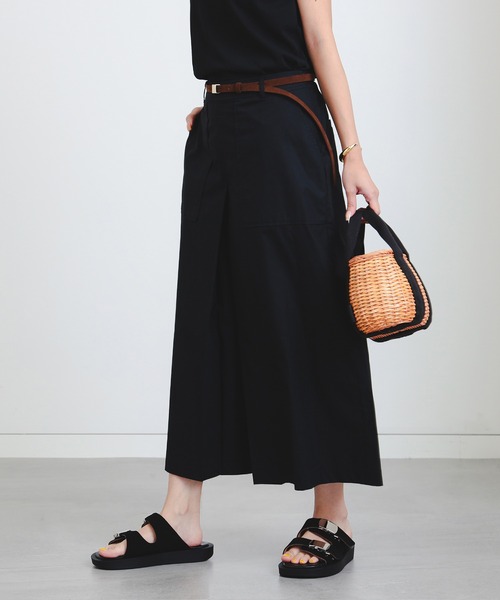 B:MING by BEAMS（ビーミングバイビームス）の「ベイカー タック ワイド パンツ（S～L）（その他パンツ・レディース・ブルー系その他/ネイビー/ブラウン系その他・MEDIUM/LARGE/SMALL）」の7枚目の写真