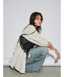 Htage | 【Htage】バックデザインストライプシャツ(シャツ/ブラウス)