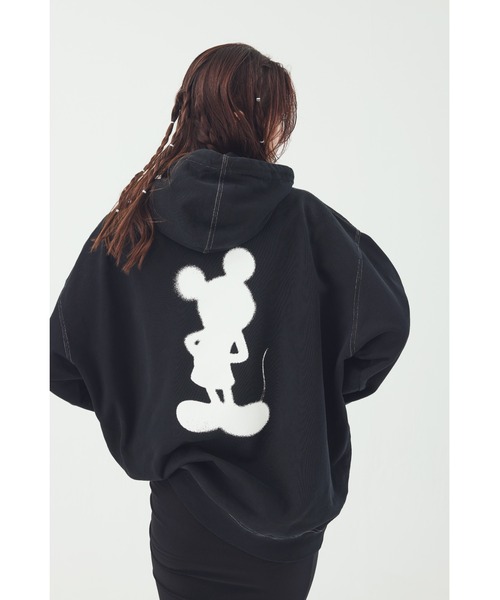 WIND AND SEA ブラックパーカー　スウェット Disney x WDS BLACK HOODED SWEATSHIRT（パーカー）｜WIND AND
