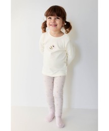 JAMIE KAY（ジェイミーケイ）の「OCリブレギンスPetite Fleur Violet（レギンス/スパッツ・キッズ）」