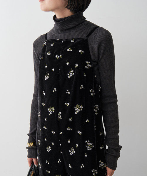 【Spick&Span】ブーケエンブロイダリーオールインワン Spick & Span（スピックアンドスパン）の「ブーケエンブロイ