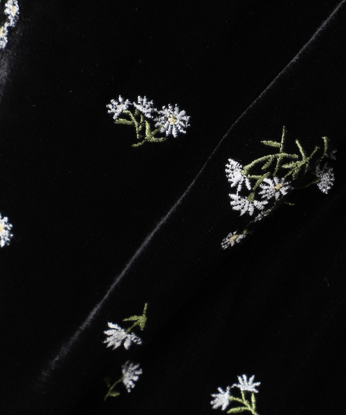 【セール】ブーケエンブロイダリーオールインワン（サロペット/オーバーオール）｜Spick & Span（スピックアンドスパン）