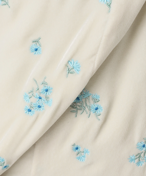 【セール】ブーケエンブロイダリーオールインワン（サロペット/オーバーオール）｜Spick & Span（スピックアンドスパン）