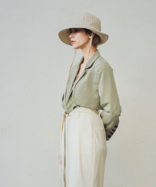 ORIENT MILLINERY(オリエント ミリナリー)の「JANE【ジェーン】(ハット・レディース・グレー/キナリ・FREE)」の18枚目の写真