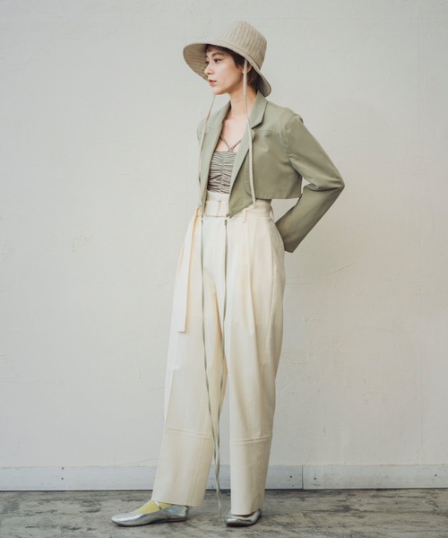 ORIENT MILLINERY(オリエント ミリナリー)の「JANE【ジェーン】(ハット・レディース・グレー/キナリ・FREE)」の20枚目の写真