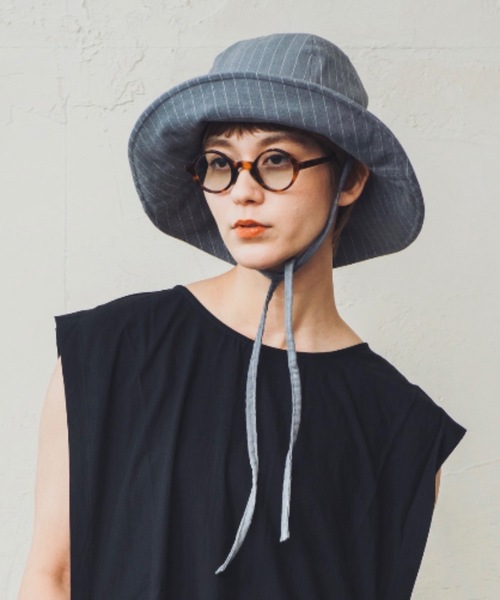 ORIENT MILLINERY(オリエント ミリナリー)の「JANE【ジェーン】(ハット・レディース・グレー/キナリ・FREE)」の10枚目の写真