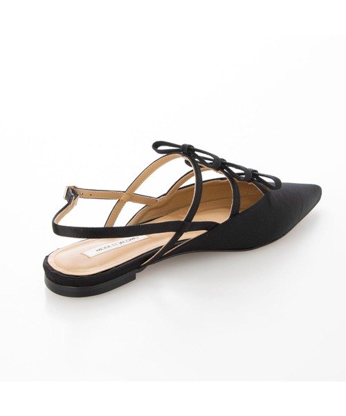 Mode et Jacomo（モードエジャコモ）の「リボンフラットバックベルトパンプス（パンプス・レディース・ピンク系その他/ライラック/ホワイト系その他2/ブラック系その他・22.5cm/23cm/24.5cm/24cm/23.5cm）」の6枚目の写真