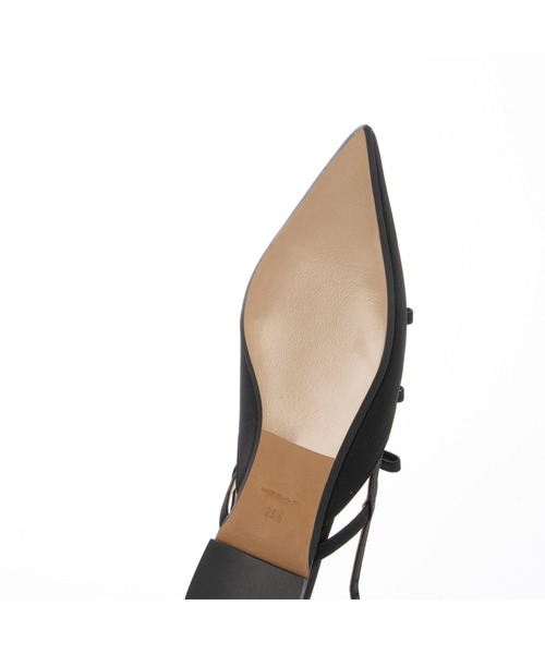 Mode et Jacomo（モードエジャコモ）の「リボンフラットバックベルトパンプス（パンプス・レディース・ピンク系その他/ライラック/ホワイト系その他2/ブラック系その他・22.5cm/23cm/24.5cm/24cm/23.5cm）」の8枚目の写真