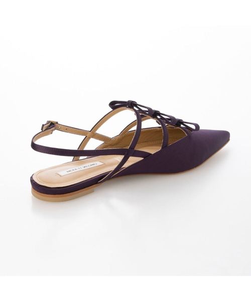 Mode et Jacomo（モードエジャコモ）の「リボンフラットバックベルトパンプス（パンプス・レディース・ピンク系その他/ライラック/ホワイト系その他2/ブラック系その他・22.5cm/23cm/24.5cm/24cm/23.5cm）」の12枚目の写真