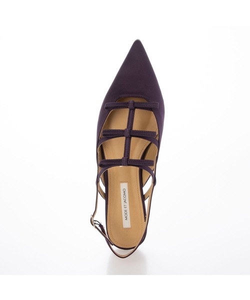 Mode et Jacomo（モードエジャコモ）の「リボンフラットバックベルトパンプス（パンプス・レディース・ピンク系その他/ライラック/ホワイト系その他2/ブラック系その他・22.5cm/23cm/24.5cm/24cm/23.5cm）」の13枚目の写真