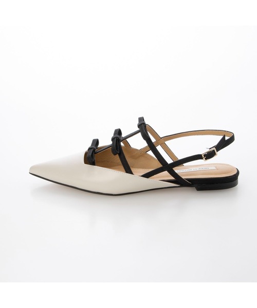 Mode et Jacomo（モードエジャコモ）の「リボンフラットバックベルトパンプス（パンプス・レディース・ピンク系その他/ライラック/ホワイト系その他2/ブラック系その他・22.5cm/23cm/24.5cm/24cm/23.5cm）」の22枚目の写真