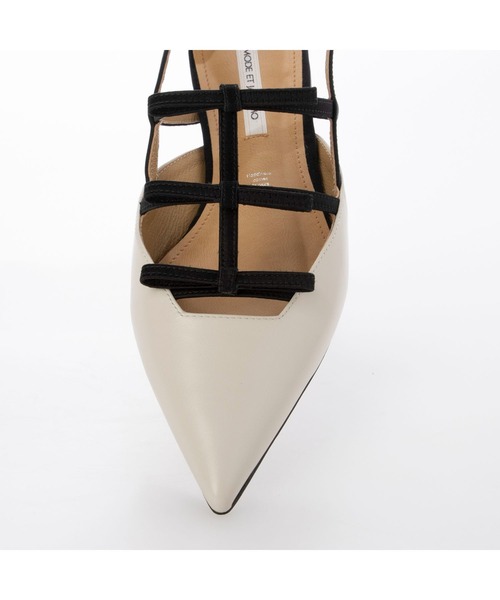 Mode et Jacomo（モードエジャコモ）の「リボンフラットバックベルトパンプス（パンプス・レディース・ピンク系その他/ライラック/ホワイト系その他2/ブラック系その他・22.5cm/23cm/24.5cm/24cm/23.5cm）」の17枚目の写真