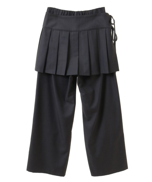 セール】PRECIOUS RIBBON PLEATS WRAP SKIRT LAYERED パンツ（その他