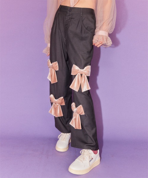 セール】PRECIOUS RIBBON PLEATS WRAP SKIRT LAYERED パンツ（その他