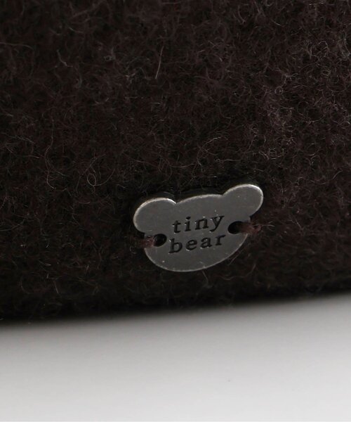 apres les cours（アプレレクール）の「tinybear 耳付きベレー帽（ハンチング/ベレー帽・キッズ・チャコール・50/54）」の10枚目の写真