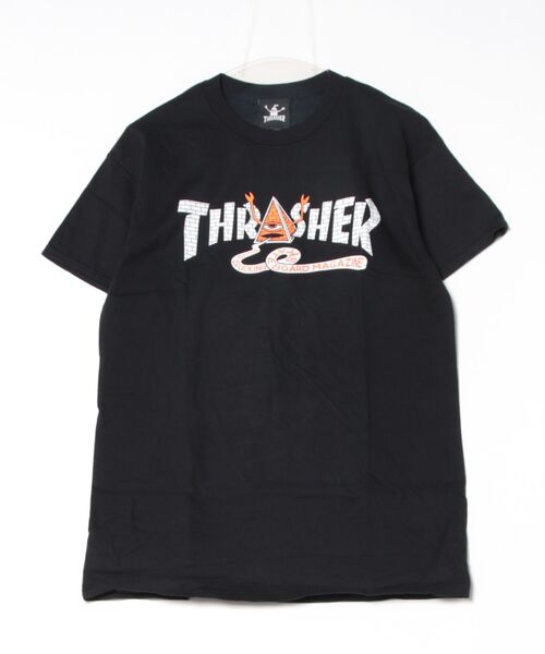 TOY MACHINE PYRAMID S/S T-SHIRTS/スラッシャーボックスシルエット前面プリント半袖Tシャツ（Tシャツ/カットソー）｜THRASHER（スラッシャー） 6,490円