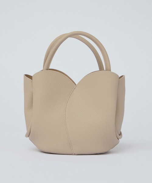idem（イデム）の「tulip many ways bag／チューリップデザインバッグ（ショルダーバッグ・レディース・ブルー/ベージュ/ブラウン・FREE）」の9枚目の写真