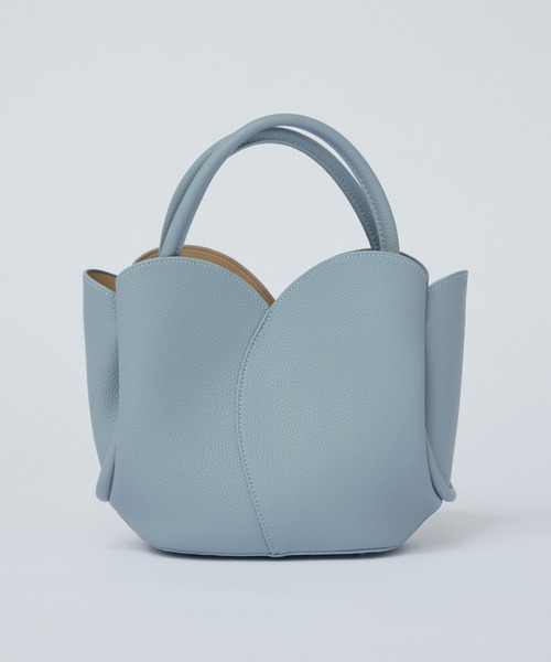 idem（イデム）の「tulip many ways bag／チューリップデザインバッグ（ショルダーバッグ・レディース・ブルー/ベージュ/ブラウン・FREE）」の6枚目の写真