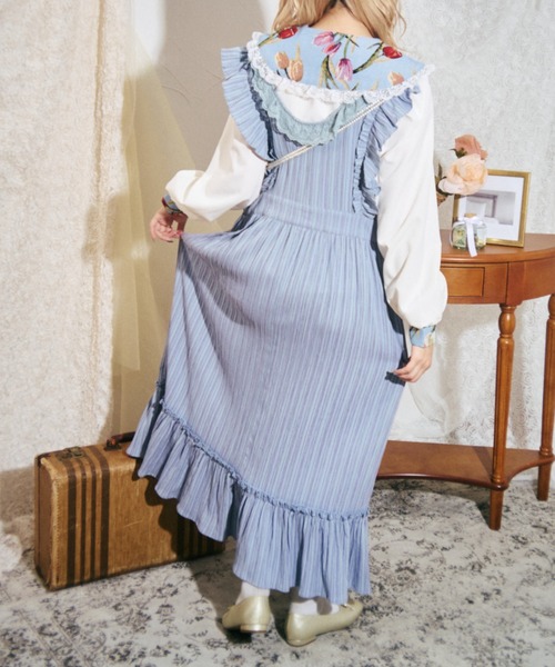 kutir（クティール）の「【クティールとレトロ】セット着用可　ゴブランレースブラウス（シャツ/ブラウス・レディース・グレー/ブルー/グリーン・FREE）」の17枚目の写真