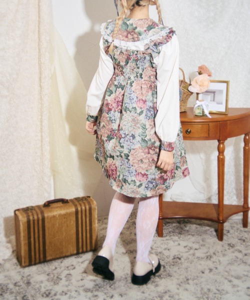 kutir（クティール）の「【クティールとレトロ】セット着用可　ゴブランレースブラウス（シャツ/ブラウス・レディース・グレー/ブルー/グリーン・FREE）」の11枚目の写真