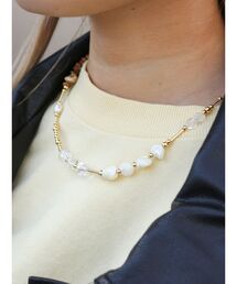 Ungrid | 淡水パールコンビビーズネックレス(ネックレス)