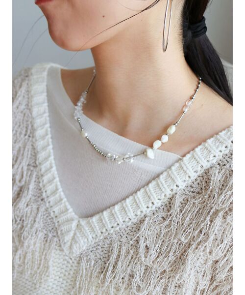 Ungrid（アングリッド）の「淡水パールコンビビーズネックレス（ネックレス・レディース・ゴールド/シルバー・FREE）」の21枚目の写真