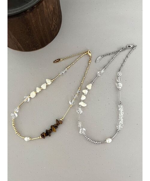 Ungrid（アングリッド）の「淡水パールコンビビーズネックレス（ネックレス・レディース・ゴールド/シルバー・FREE）」の13枚目の写真