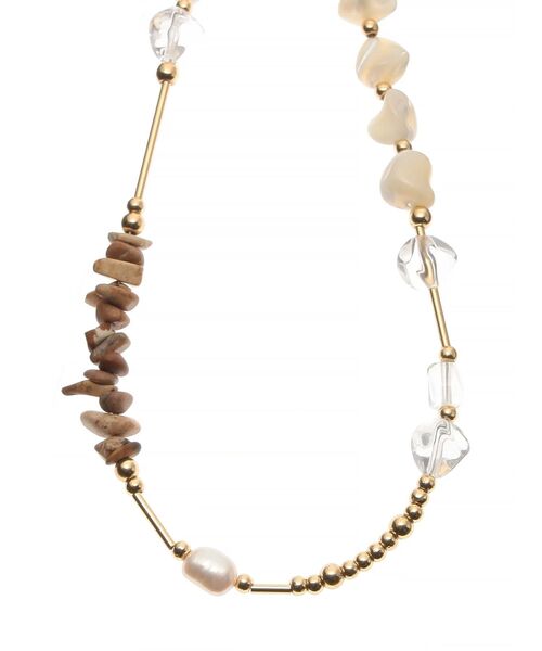 Ungrid（アングリッド）の「淡水パールコンビビーズネックレス（ネックレス・レディース・ゴールド/シルバー・FREE）」の12枚目の写真