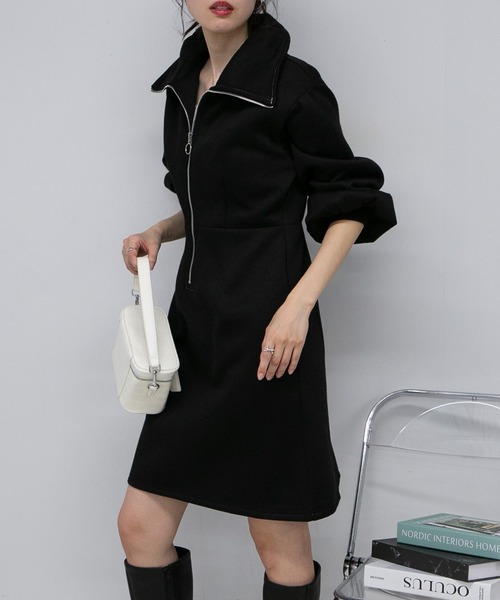 pumpkin port（パンプキンポート）の「裏起毛 フロントZIP