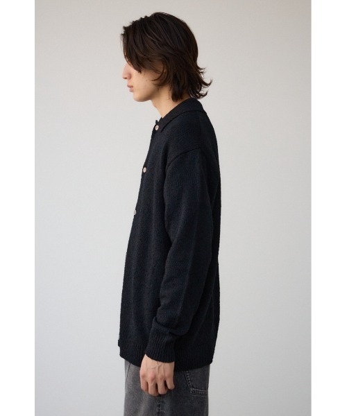 AZUL by moussy(アズールバイマウジー)の「スポンディッシュブークレーニットカーディガン(カーディガン/ボレロ・メンズ・ライトブルー/ブラック/グレー・FREE)」の8枚目の写真