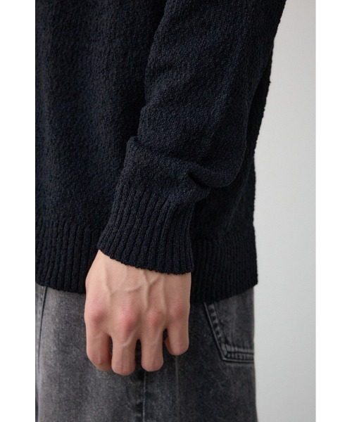 AZUL by moussy(アズールバイマウジー)の「スポンディッシュブークレーニットカーディガン(カーディガン/ボレロ・メンズ・ライトブルー/ブラック/グレー・FREE)」の13枚目の写真