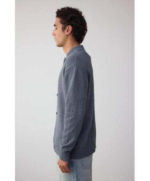 AZUL by moussy(アズールバイマウジー)の「スポンディッシュブークレーニットカーディガン(カーディガン/ボレロ・メンズ・ライトブルー/ブラック/グレー・FREE)」の19枚目の写真