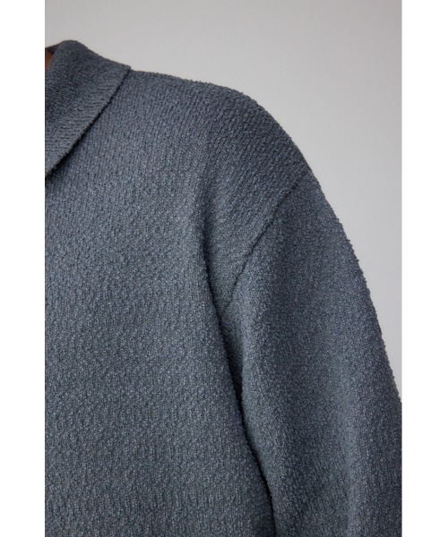 AZUL by moussy(アズールバイマウジー)の「スポンディッシュブークレーニットカーディガン(カーディガン/ボレロ・メンズ・ライトブルー/ブラック/グレー・FREE)」の22枚目の写真