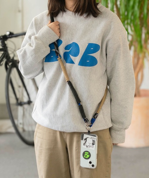 HIGHTIDE（ハイタイド）の「A SCENE エーシーン Design paracord shoulder デザインパラコードショルダー（スマホグッズ・レディース・ブラック/ブルー/シルバー/オレンジ・FREE）」の7枚目の写真
